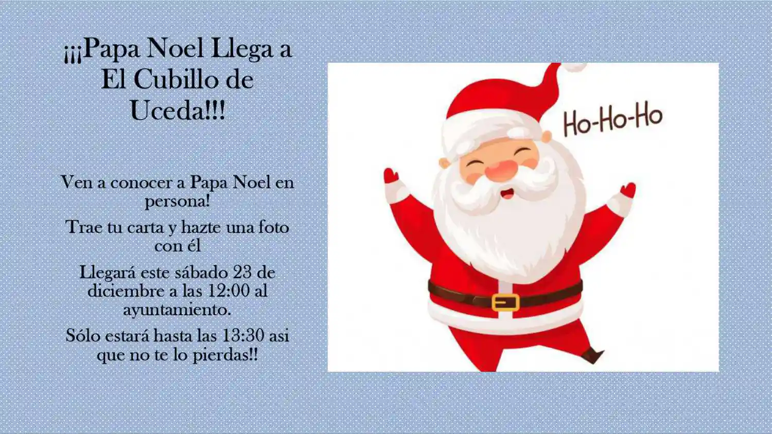 Llega Papa Noel
