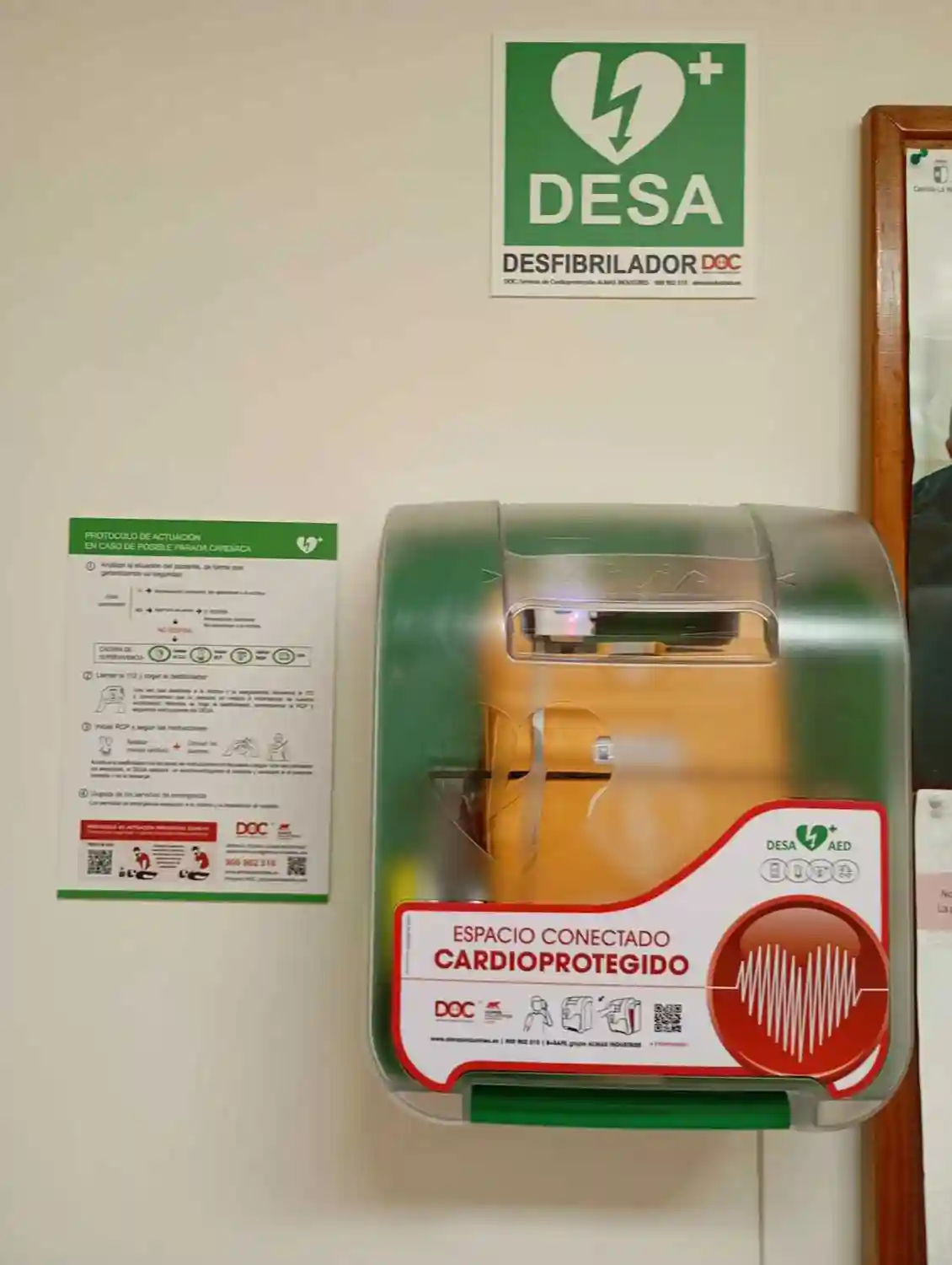 Instalación de Desfibrilador